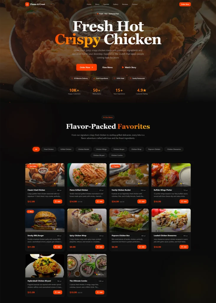 Click ChickenLive Demo